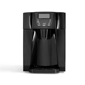 Countertop Ice Maker Machine; Portable Ice Makers Countertop; Make 60g ice in 6mins ; Ice cube shape with hollow cylinder; Make 9 pieces of ice a (Color: as picture)